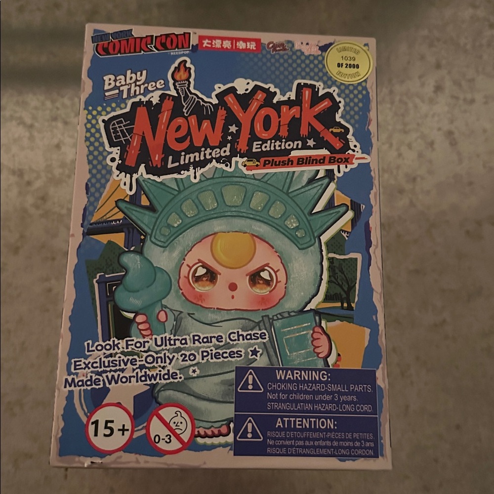 BB3 limited edition, New York, Statue of Liberty from comic con